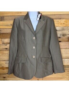 New York & Company Blazer Womens 10 NWT Herringbone Tweed Tailored Chic Workwear
